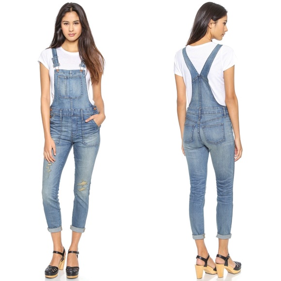Madewell Skinny Overalls in Adrian Wash - Picture 2 of 8